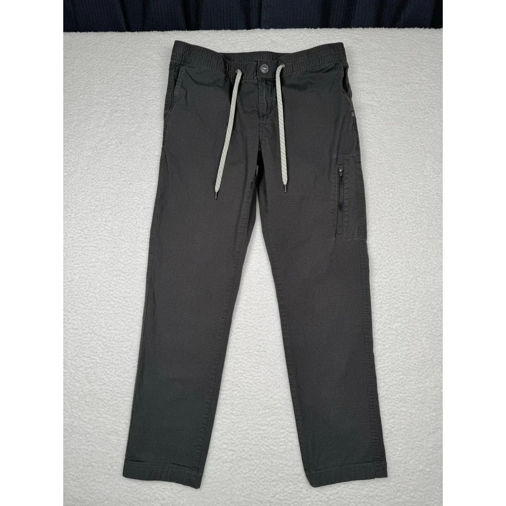 Vuori Ripstop Climber Men Pants Slim Drawstrings Gray - Men's size? - Fits 30x28